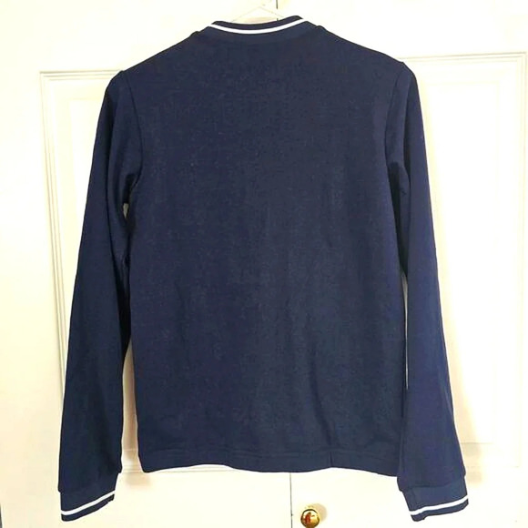 Venus Colorblock 3/4 Zip Sweatshirt, XS Blue White Pink - Picture 5 of 6